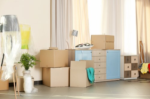 Local man with van service helping with a move in Bow