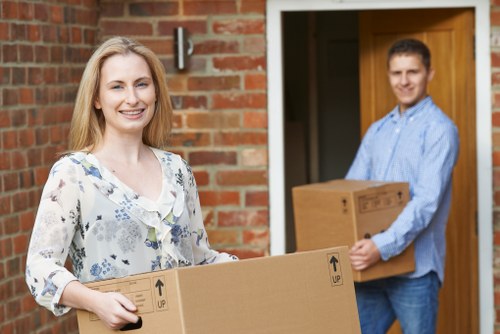 Man and van service loading items for transport