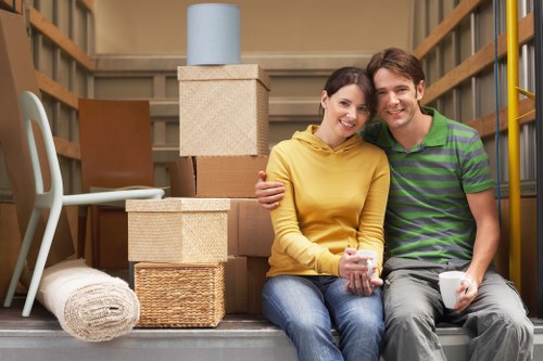 Residential and commercial moving support using a removal van in Bow