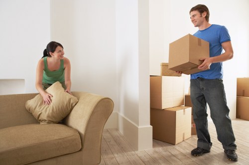 Local removals service handling household items in Bow with care
